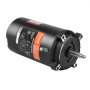 VEVOR pool pump motor in black with a visible wiring diagram and mounting brackets.