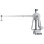VEVOR pool cover reel with adjustable aluminum telescopic tubes and ergonomic hand crank.