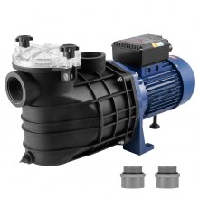 VEVOR Swimming Pool Pump, 2.5 HP, 120 GPM Max Flow, Single Speed ​​Filter Pump, 220V, 2850 RPM, 16 m Max Head, Pool Pump with Filter Basket, for Above Ground Pools, Hot Tubs, Spas