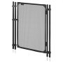 VEVOR Pool Fence Gate, 4 x 2.5 ft Inground Swimming Pool Fences Gate, Outdoor Security Fencing Door Kit with Self-Closing and Self-Locking Design, 352 gsm Teslin PVC Mesh, Easy Installation, Black