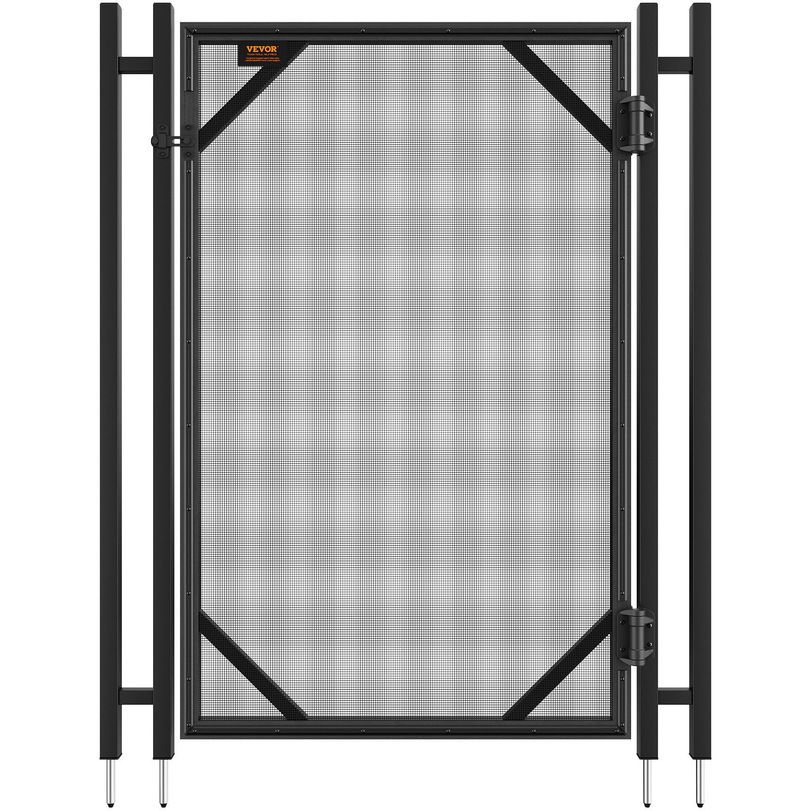 VEVOR Pool Fence Gate, 1.21×0.76m Pool Gate for Inground Pools, Pool Safety Fence Gate Set with Stainless Steel Latch, Removable Child Safety Pool Fence, Easy DIY Installation