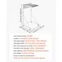VEVOR Mobiel Opbergrek voor Blauwdrukken, Verstelbare Blauwdrukhouder met 6 Aluminium Klemmen (610 mm), Presentatiestandaard, Opbergrek voor Dossiers, Tekeningen, Posters, Kantoor, Thuis