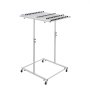 VEVOR Blueprint Storage Rack, Steel, Mobile Adjustable Blueprint Holder, Vertical Drawing Rack with Wheels, File Storage Organizer Stand, for Construction Plans Posters Home Office, Without Clamps