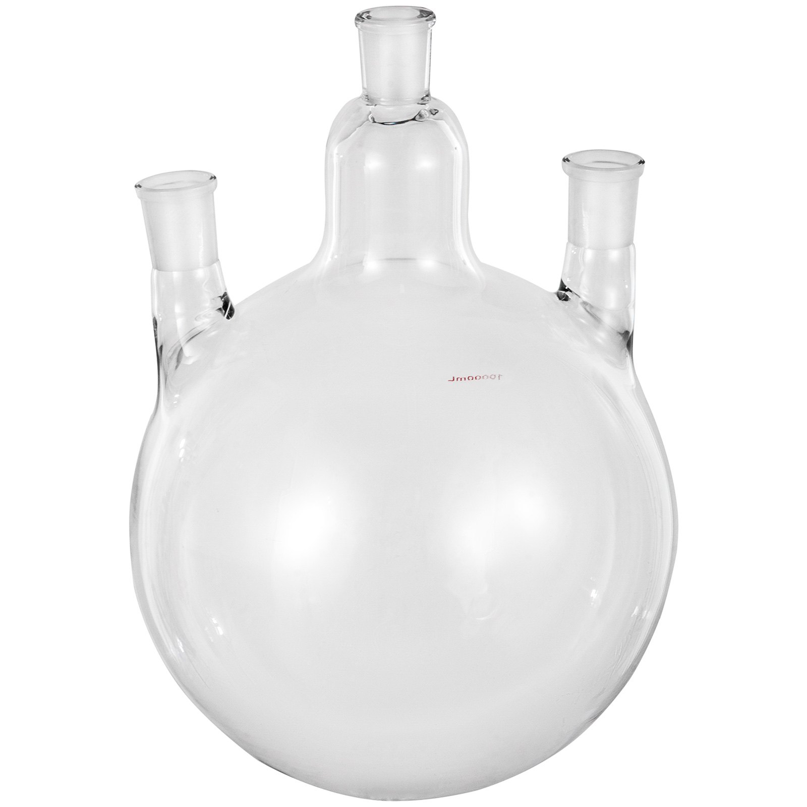 Vevor Ronde Bodem Flask Drie Halzen Glazen Kolf 3 Hals 10000 Ml Ronde Bodem Kolf