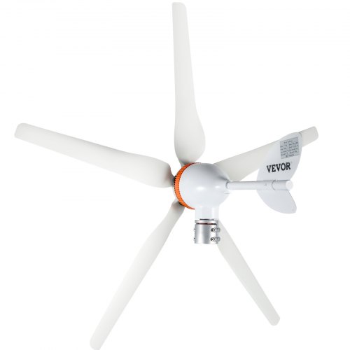 VEVOR Windturbine Generator Kit 900 r/min Windgenerator Kits 300 W Kleine Wind Generator van Aluminium Behuizing, Roestvrijstalen Staart en Blad van Nylonvezel voor Gebruik op Zee, Achtertuinen, enz