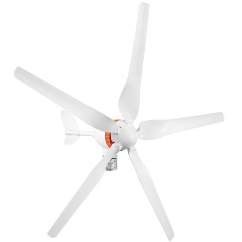 VEVOR Windturbine Generator Kit 900 r/min Windgenerator Kits 300 W Kleine Wind Generator van Aluminium Behuizing, Roestvrijstalen Staart en Blad van Nylonvezel voor Gebruik op Zee, Achtertuinen, enz