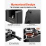 VEVOR Espresso Tamping Station, ABS Material, 7-in-1 Multifunctional Tamping Station with Detachable Slot, Easy to Clean Espresso Knock Box with Non-Slip Base, Fits for 51-58 mm Handles
