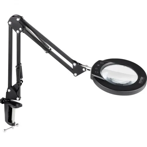 Vergrootglas met licht en standaard - Verstelbare loeplamp voor lezen, doen-het-zelven