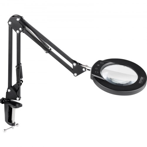 Vergrootglas met licht en standaard - Verstelbare loeplamp voor lezen, doen-het-zelven Vergrootglas met licht en standaard - Verstelbare loeplamp voor lezen, doen-het-zelven