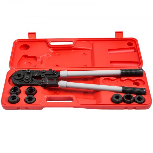Manual Pipe Crimping Tool THV-Type With Interchangeable Jaws Steel Construction Lightweight