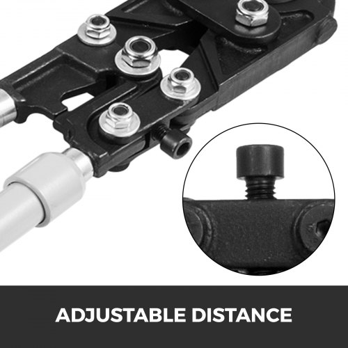 Manual Pipe Crimping Tool THV-Type With Interchangeable Jaws Steel Construction Lightweight