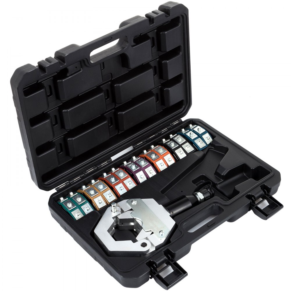 Hydraulische slang Crimper Tool Kit 7 sterft Handgereedschap Automotive Hydra Krimp