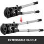 FlowerW Manual Pipe Crimping Tool Plumbing Tools U\\TH-Type With Interchangeable Jaws for Pex/Copper/Steel Pipe Flexible 1632