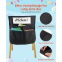VEVOR Classroom Chair Pocket, 12-pack, 47 x 51 cm, rugleuningzak met naamplaatje, stoelrugorganizer voor kinderen in het klaslokaal, kleuterschool, school en thuis, zwart