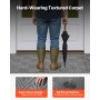 VEVOR Dirt Trapper Mat, 1562 x 914 mm, deurmat voor binnen en buiten, afveegmat, deurmat met TPE-rug, duurzaam, wasbaar entreemat voor gang, balkon, garage, grijs