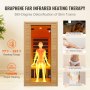 VEVOR Far Infrared Wooden Sauna Room Home Spa for 1 to 2 Person 1400W