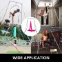 Opknoping Yoga Trapeze Swing Yoga Trapeze Stand Luchtfoto Yoga Frame Stalen Bar 12M