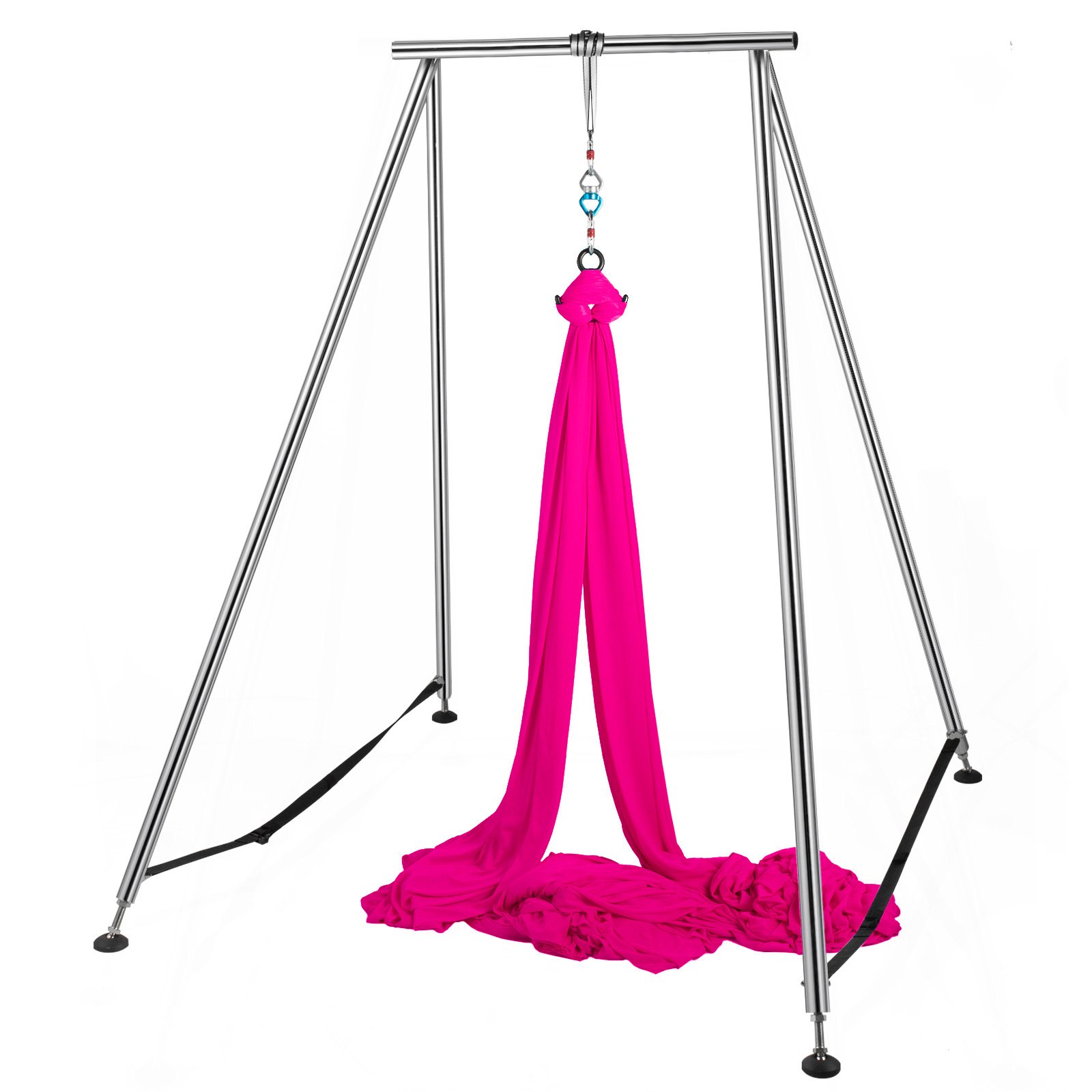Opknoping Yoga Trapeze Swing Yoga Trapeze Stand Luchtfoto Yoga Frame Stalen Bar 12M