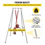Opknoping Yoga Trapeze Swing Yoga Trapeze Stand Luchtfoto Yoga Frame Stalen Bar 6M