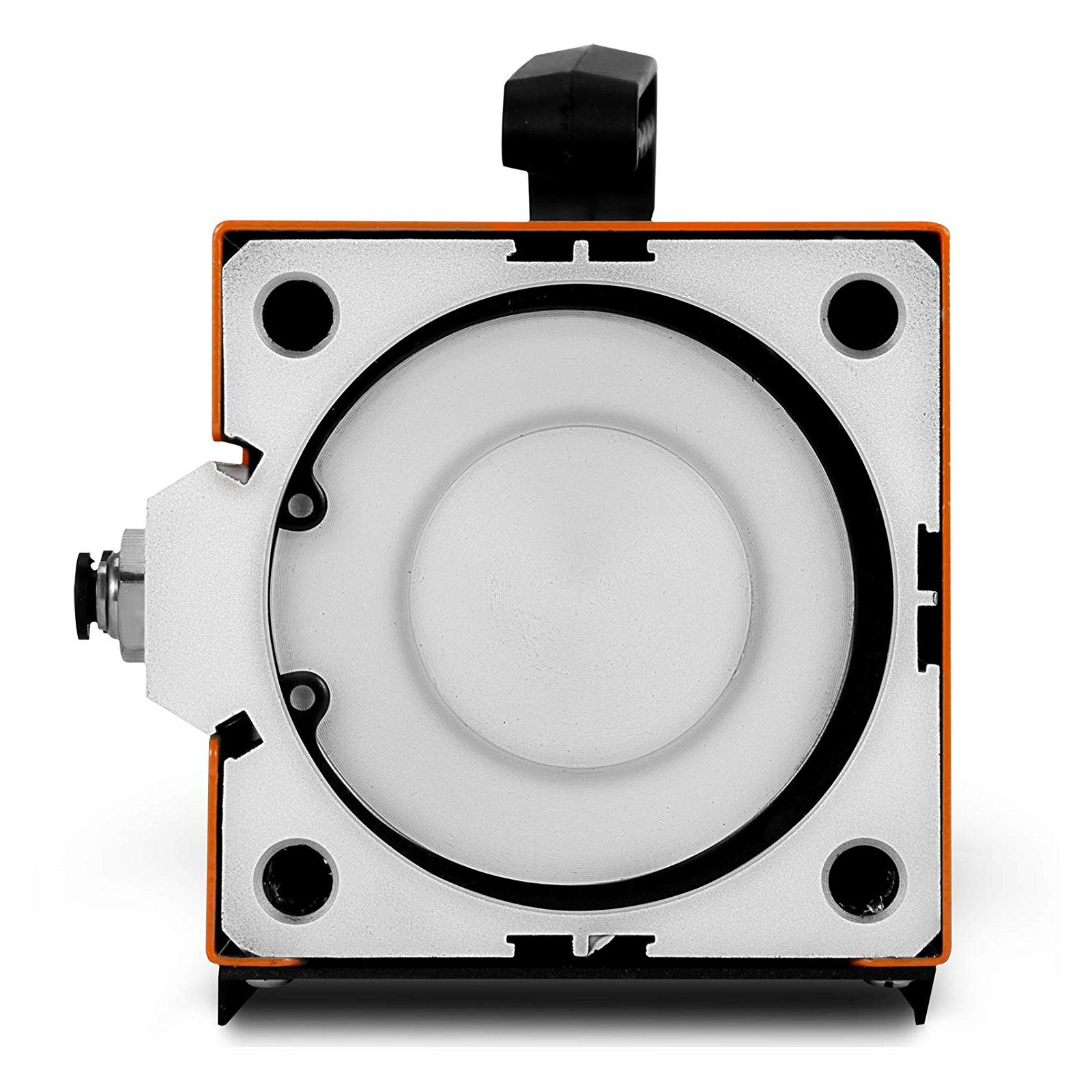 VEVOR pneumatisch krimpgereedschap AM-10, persluchtaangedreven kabelschoenkrimpmachine voor het krimpen tot 16 mm², pneumatische krimptangmachine met 10 matrijzensets