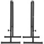 VEVOR Dip Bars Dip Stand Station met verstelbare hoogte, 200 kg Fitness Workout Dip Bar Station, Stabilisator, Parallette Push-Up Stand, Parallelle staven Krachttraining in de thuisgym