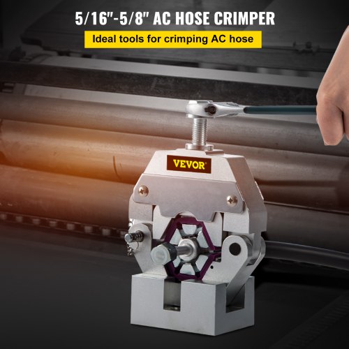 VEVOR 71550 Handleiding Slang Crimper Kit Airco-Slang Crimper Tool Kit 5/16-5/8"