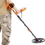 VEVOR professionele metaaldetector 7 modi metaaldetector 30,5cm zoekspoel IP68 duikdiepte tot 3m goudzoeker met verstelbare handgreep gouddetector incl. Bluetooth-headset precisielokalisatieapparaat