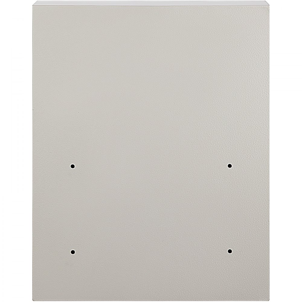 VEVOR Ideeënbus Donatiebus Staal 38x30,5x11cm Stembus Opmerkingenvak Slot Grijs