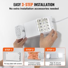 VEVOR 24 PCs Commercial Emergency Light LED Exit Lighting Fixture Backup Battery