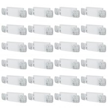 VEVOR 24x LED noodverlichting vluchtwegverlichting noodverlichting noodverlichting 3W 2 koppen