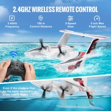 VEVOR RC Airplane Amphibious EPP Foam RC Plane Toy with 2.4 GHz Remote Control