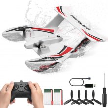 VEVOR RC Airplane Amphibious EPP Foam RC Plane Toy with 2.4 GHz Remote Control