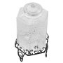 VEVOR Beverage Dispenser, 10L Drink Dispensers for Parties, Glass Juice Dispenser with Metal Stand, Stainless Steel Spigot, Iced Tea Lemonade Juice Water Dispensers for Parties