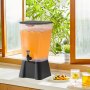 VEVOR Beverage Dispenser, 19L Drink Dispenser for Parties, Plastic Juice Dispensers with No-Drip Spigot, Iced Tea Lemonade Juice Water Dispensers, for Restaurants, Hotels, Parties