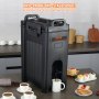 VEVOR Dispenser voor warme en koude dranken Drankendispenser 18,9 L, LDPE Heet- en koudwaterfontein Grote drankendispenser met kraan voor koffie, koude melk, water, sap etc. Geïsoleerde kan 1-2 personen