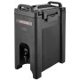 VEVOR Geïsoleerde Drankdispenser 19 L, Warme en Koude Drankdispenser met Kraan en Handvat, Voedselveilige Thermische Drankdispenserkoeler voor Thee, Koffie, Water in Cafés en Restaurants, Zwart