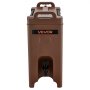 VEVOR Geïsoleerde Drankdispenser 19 L Warme en Koude Drankdispenser met Kraan en Handvat, Voedselveilige Thermische Drankdispenserkoeler voor Thee, Koffie, Water in Cafés en Restaurants, Bruin