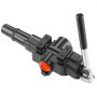 black VEVOR hydraulic valve with black handle and orange accent.