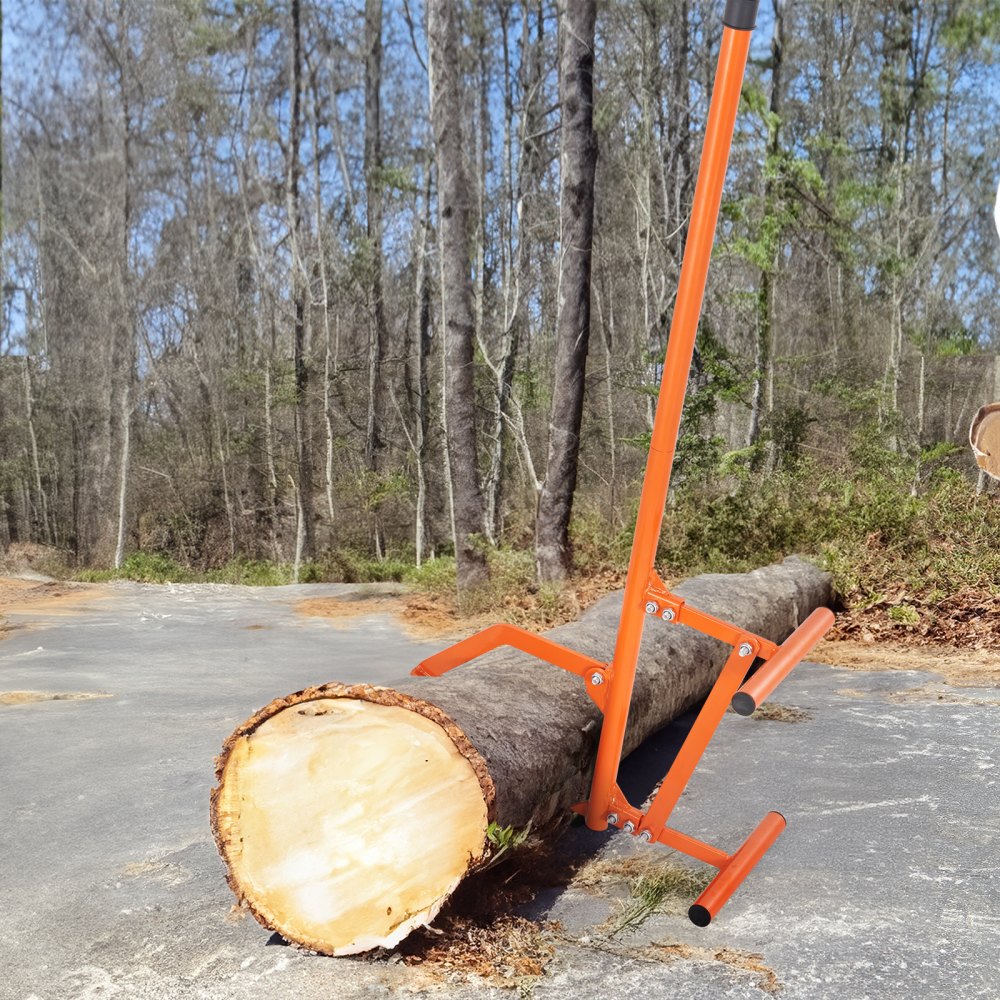 VEVOR Vellifter, 1180 mm, stalen houtlifter, houtdraaier met verstelbare draaihaak, bosbouwhaak, velhulp voor boomstammen tot φ 38 cm, velhulp voor het rollen, zagen en tillen van boomstammen
