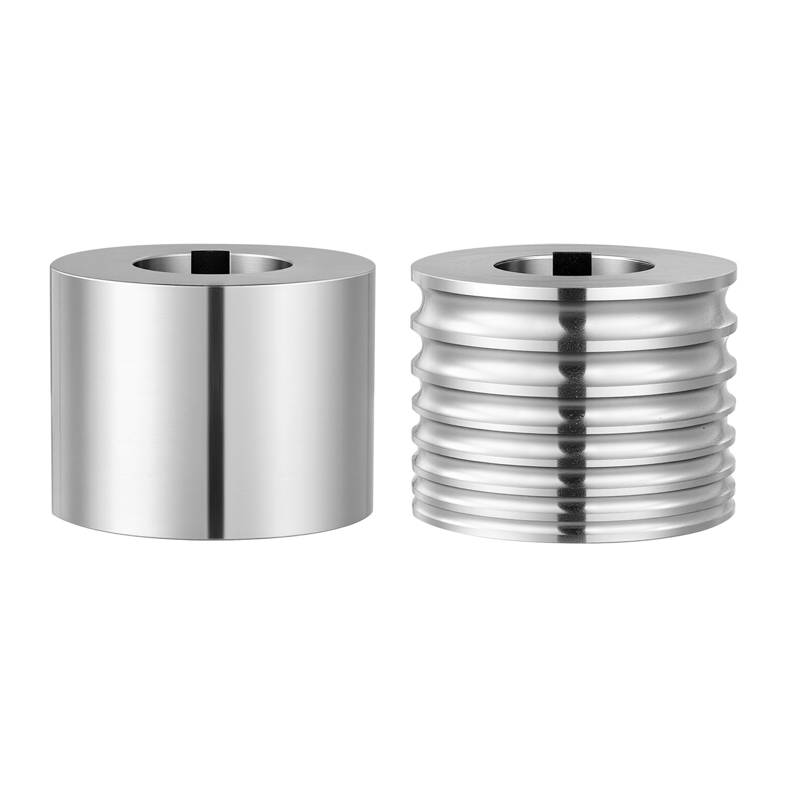 VEVOR reserveonderdelen voor sieradenwalserij: 1 halfronde, 1 platte wals, 7 groefmaten, accessoires voor doe-het-zelf sieradengereedschap, hoogwaardig gelegeerd staal, voor het persen van kneedbare metalen zoals goud, zilver en koper.