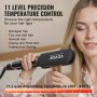 VEVOR 2-inch Hair Straightener Flat Iron with Infrared Technology & Negative Ion