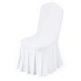 VEVOR 30 Pcs White Chair Covers, Polyester Spandex Chair Cover, Stretch Slipcovers for Wedding Party Dining Banquet Flat-Front Chair Covers, Fits Chair Measures up to 20.08 x 17.72 x 37.4 inch