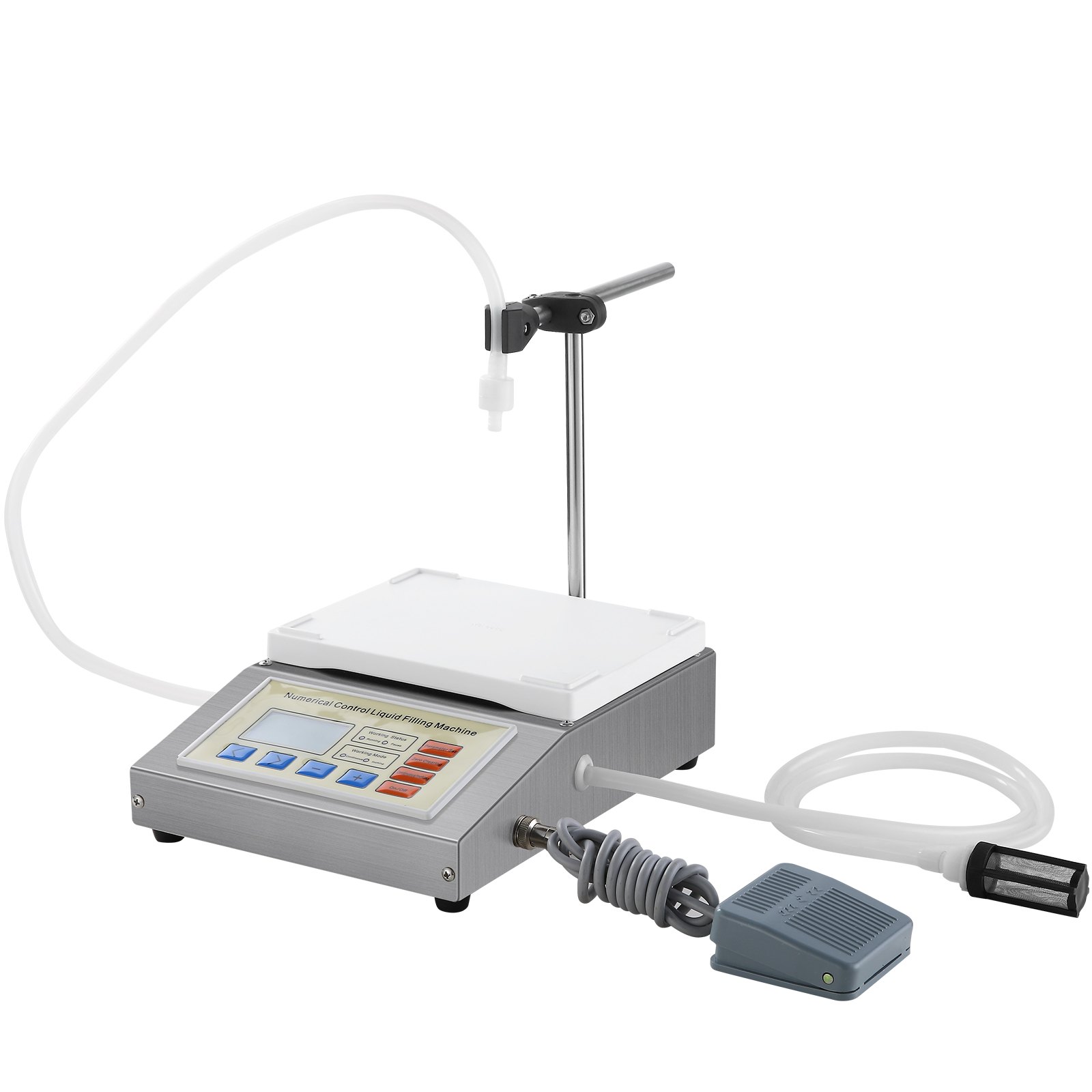 VEVOR Weighing Filling Machine, 3000g Digital Liquid Filling Machine, 3.2L/min Bottle Filling Machine, Liquid Bottle Filler with Filling Speed Control Function for Perfume, Cooking Oil, Drink and Wine