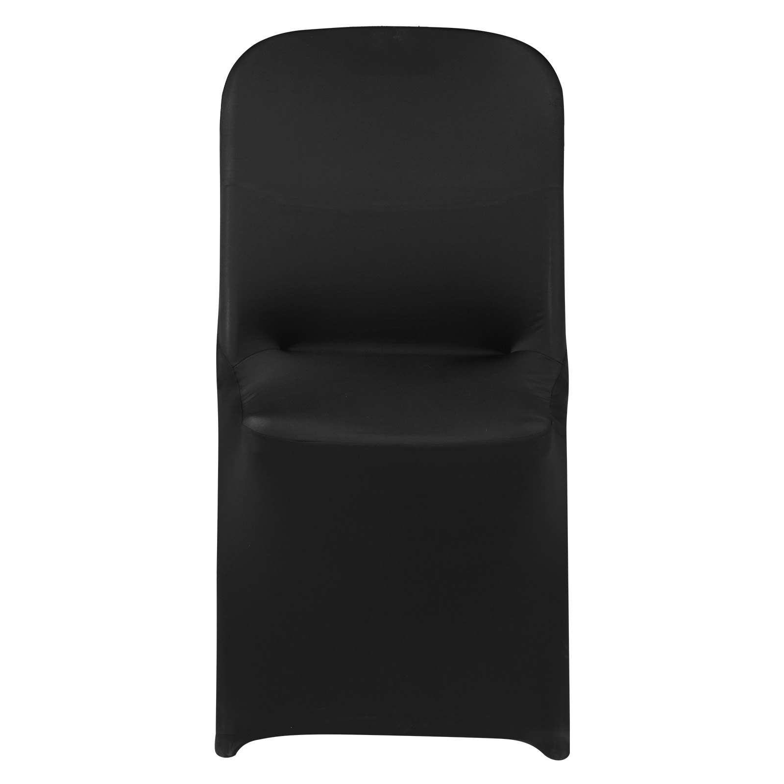 VEVOR stoelhoezen, 30 stuks, wasbare en afneembare stoelhoezen van polyester-spandex voor bruiloften, diners, banketten en restaurants, geschikt voor stoelen (46 x 50 x 86 cm), zwart