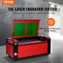 VEVOR 130W CO2 Laser Engraver, 900x1400 mm 800mm/s, Laser Cutter Machine with 2-Way Pass Air Assist, Compatible with LightBurn, CorelDRAW, AutoCAD, Windows, Mac OS, Linux, for Wood Acrylic Fabric More