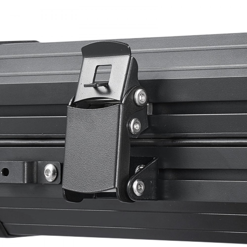 VEVOR Hard Shell Daktent voor 2-3 Personen, Aluminium Kampeertent met Driekleurige LED-verlichting & 2 Ramen, Waterdicht & Winddicht, voor Jeep SUV Pick-up 212 x 132 x 95 cm (uitgeklapt)