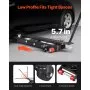VEVOR Air draagbaar hefplatform, 3 ton hefvermogen, maximale hefhoogte 55 cm, verstelbare draagbare luchtlift met airbag, steunpoten, wielkeggen en rubberen pads, robuust voor sedans, SUV's en pick-ups.