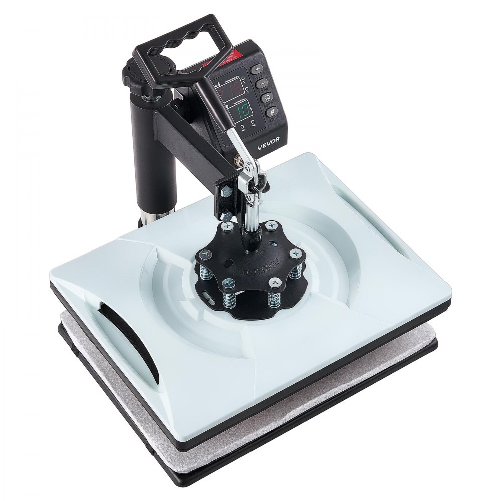 VEVOR Transferpers 29x38cm 5-in-1 Sublimatiemachine 1000W Hete Pers, Snelle & Gelijkmatige Verwarming, Digitale Tijd- & Temperatuurregeling, voor T-shirts, Mokken, Kopjes, Petten, Borden