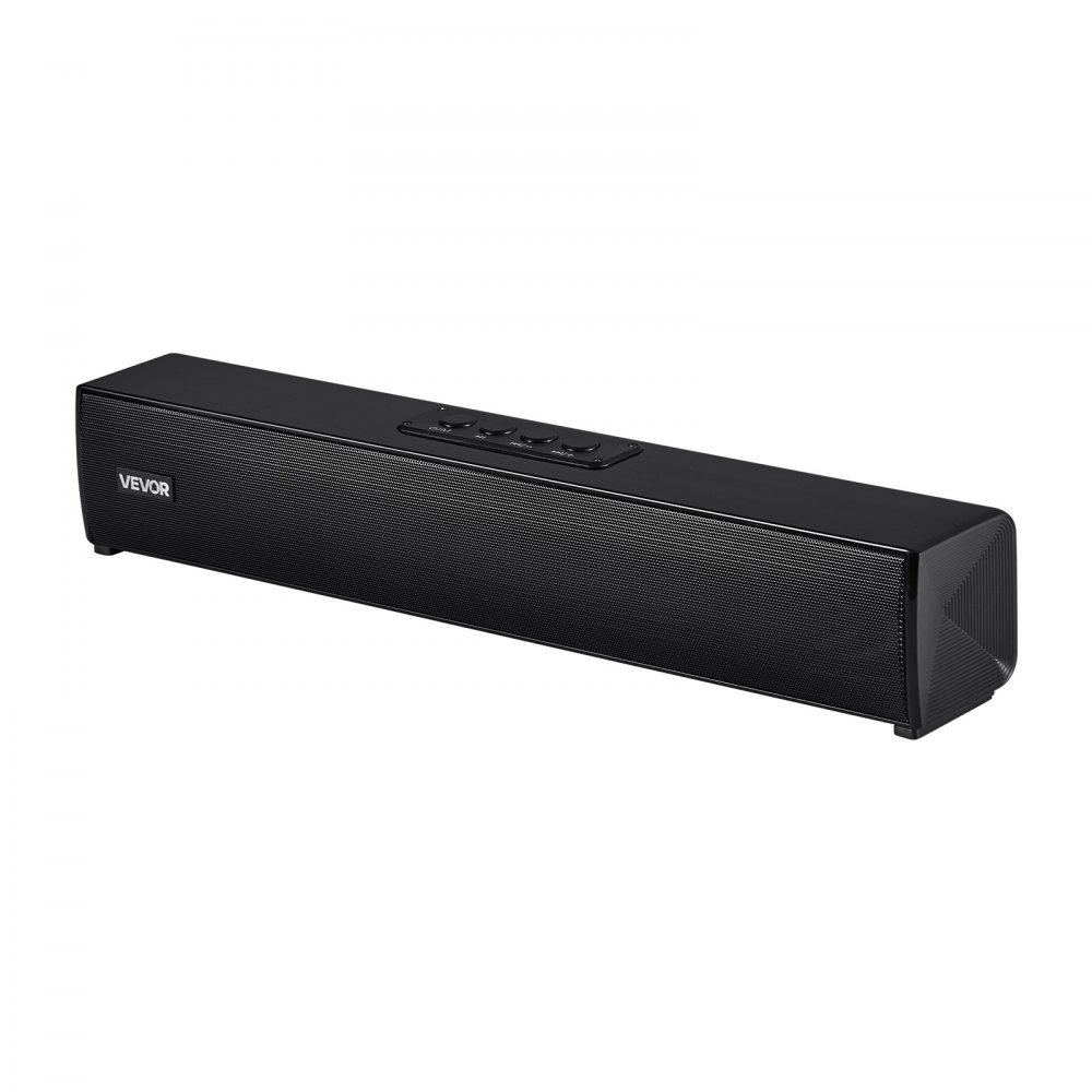 VEVOR Soundbar voor Smart TV, 2.0-kanaals, 450 mm compacte tv-luidsprekers voor projector, Bluetooth AUX-aansluiting, afstandsbediening, 80 W surround sound-systeem voor pc-hometheateraudio