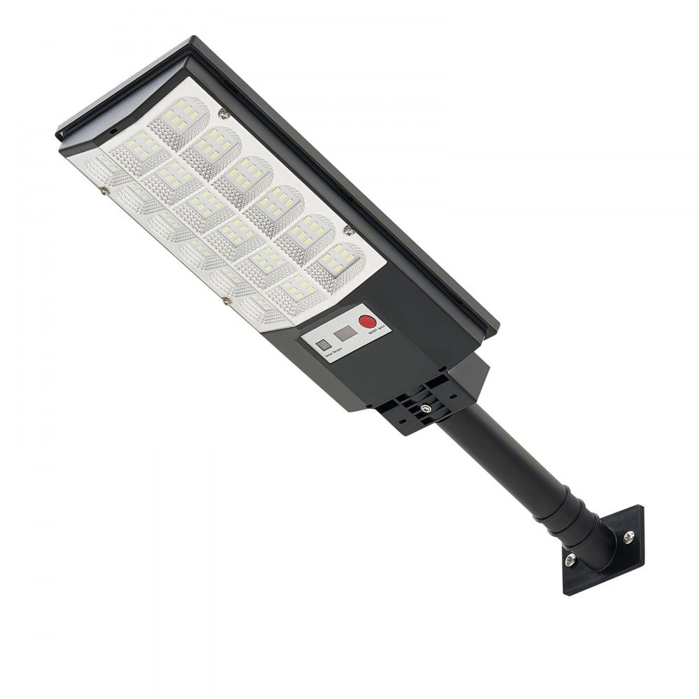 VEVOR Solar Straatverlichting 50000 LM, 500 W Straatlantaarn, Solar Verlichting met Schemersensor, LED Schijnwerper met Bewegingsmelder, IP65 Waterdichte Buitenverlichting voor Oprit & Tuin, 4-pack